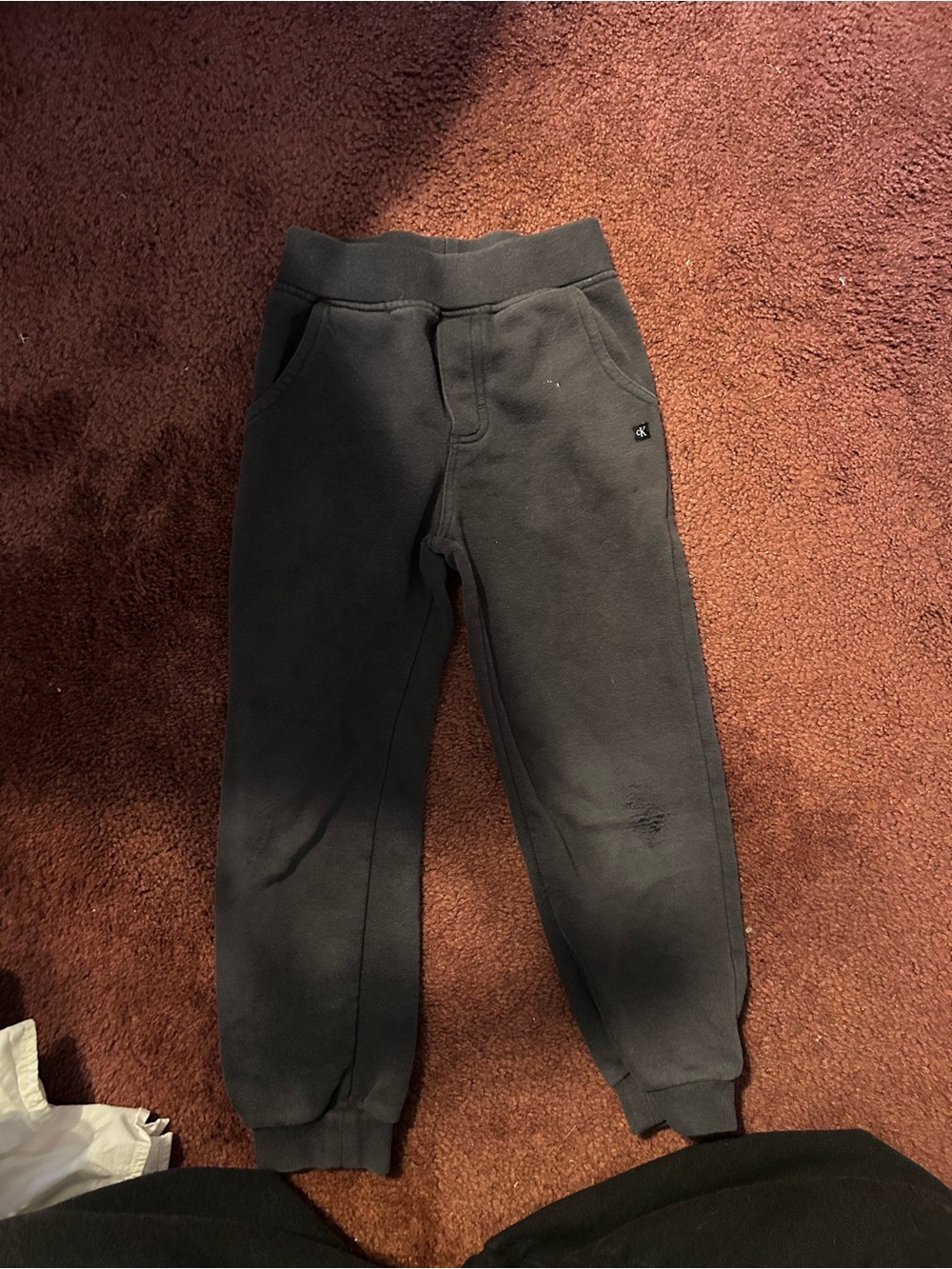 Calvin Klein Jeans Kids Black Jogger Sweatpants